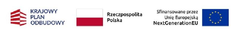 logo KPO, falga Polski, logo UE