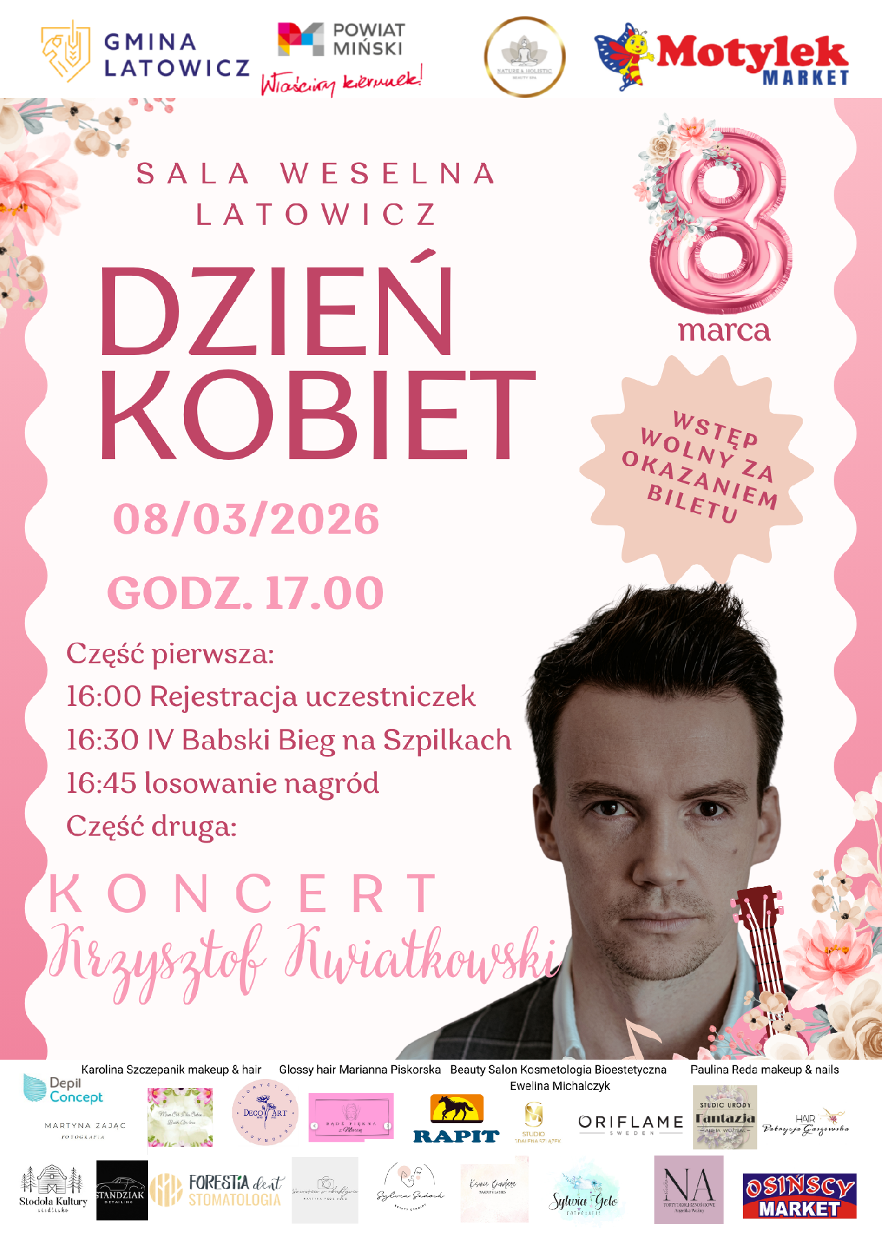 zaproszenie na dzień kobiet