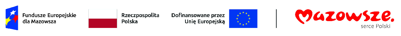 logo mazowsze, fundusze europejskie