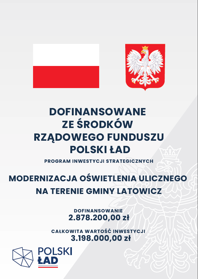 Modernizacja oświetlenia ulicznego na terenie gminy Latowicz