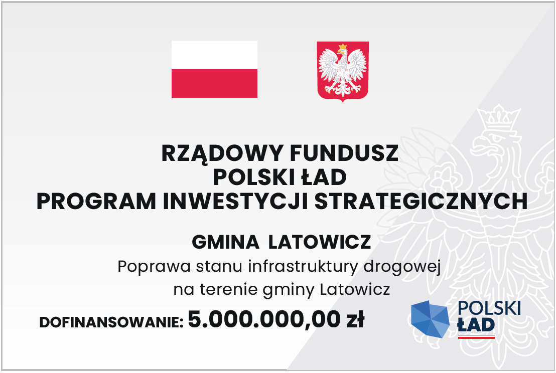 Gmina Latowicz Artykuł Poprawa stanu infrastruktury drogowej na terenie gminy Latowicz
