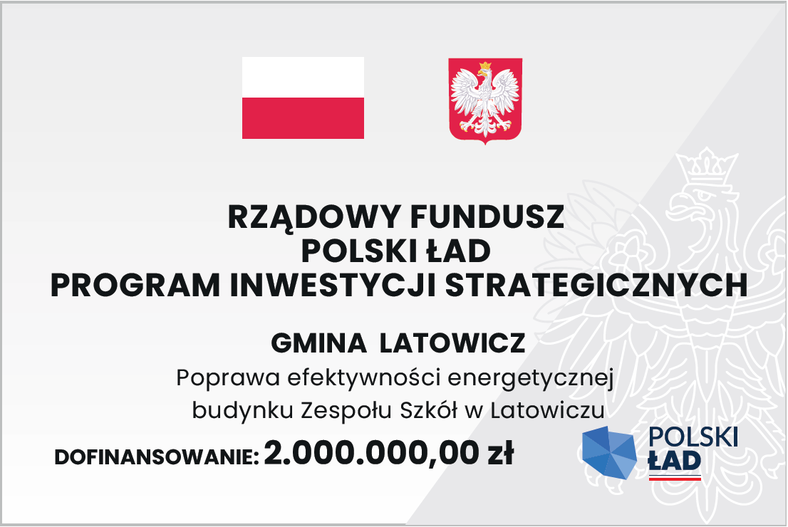 Poprawa efektywności energetycznej budynku Zespołu Szkół w Latowiczu