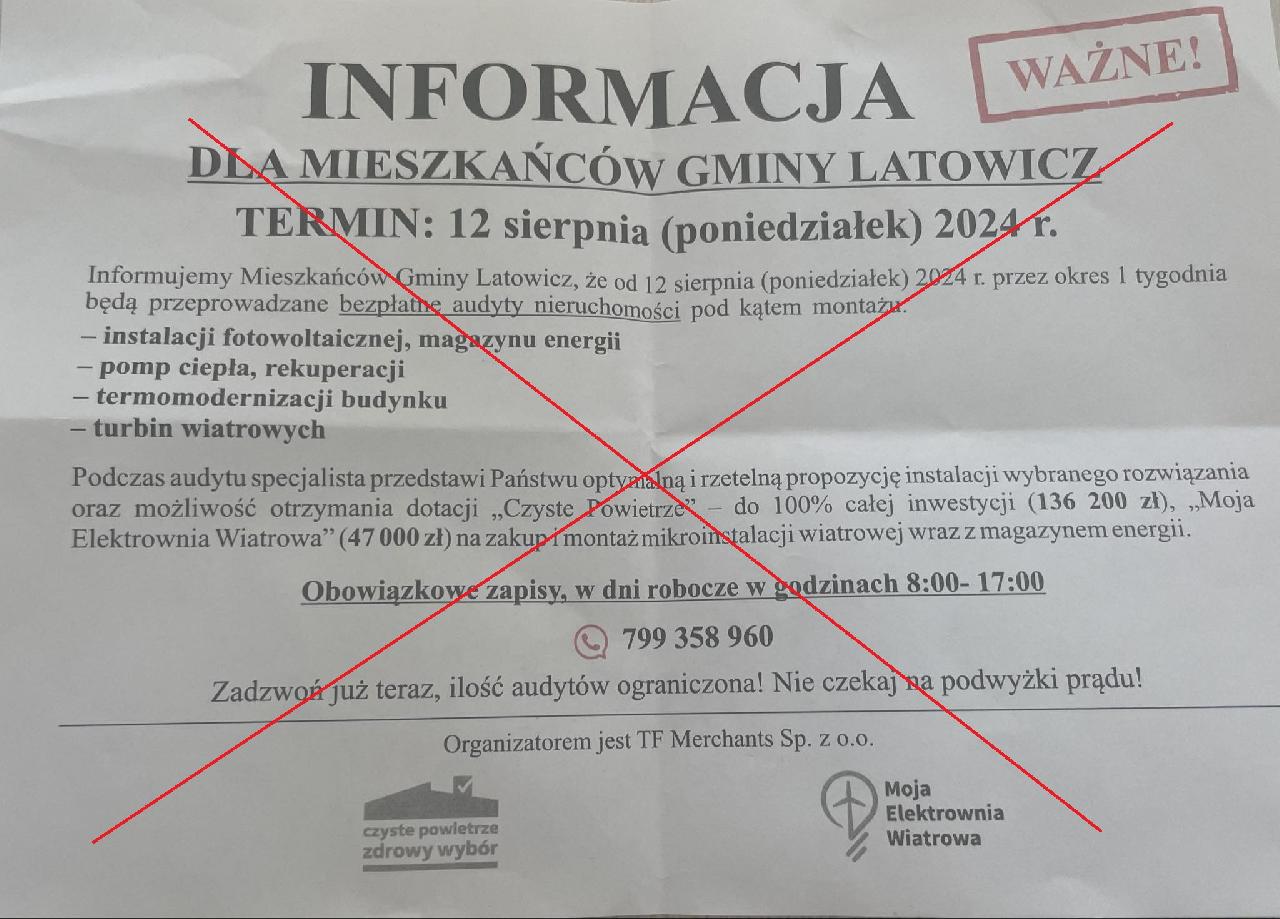 informacja o audycie energetycznym