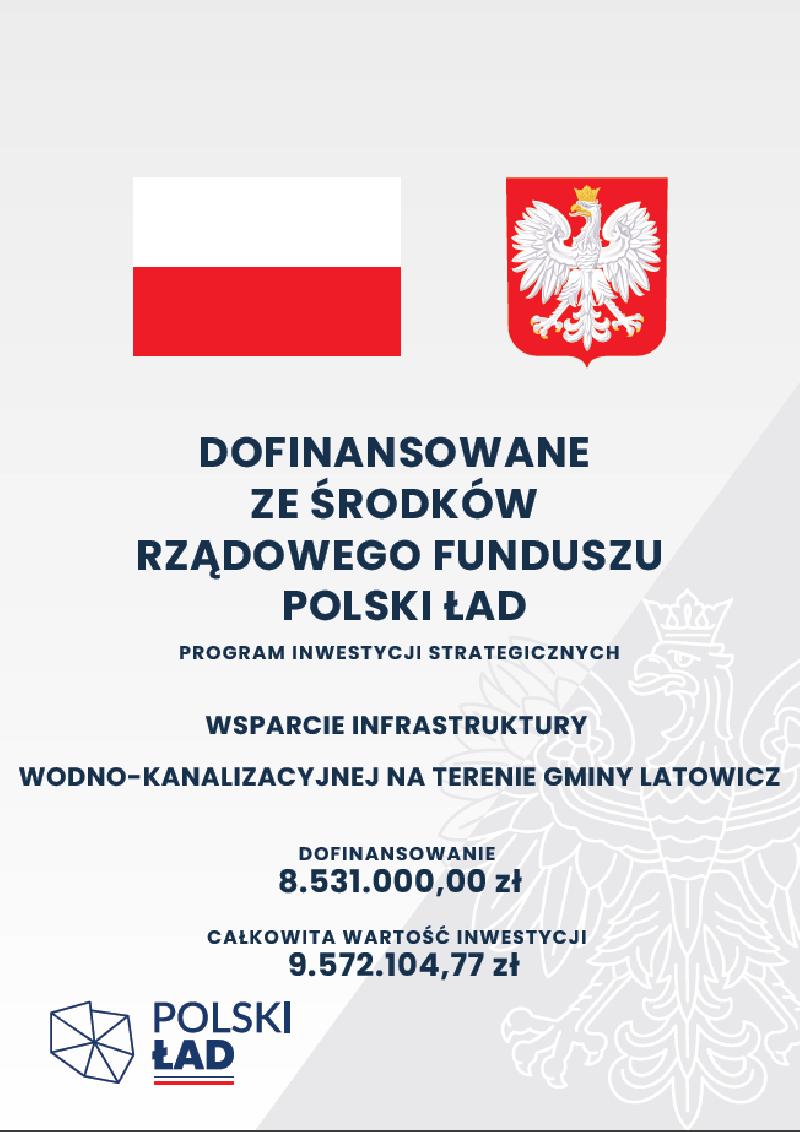 Wsparcie infrastruktury wodno-kanalizacyjnej na terenie gminy Latowicz