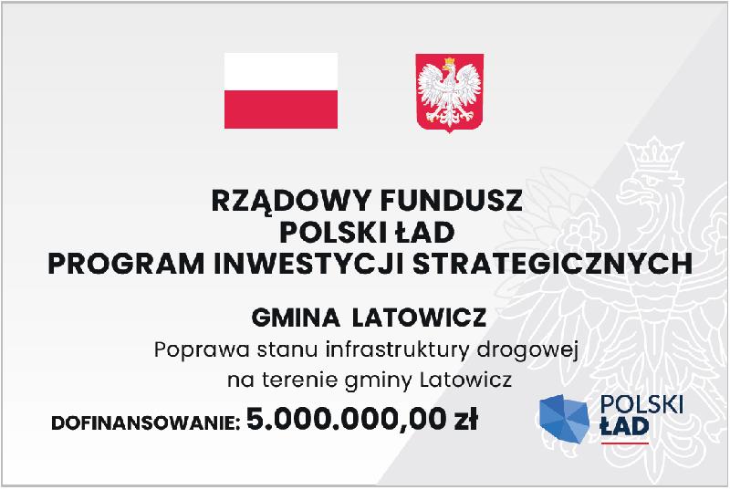 Poprawa stanu infrastruktury drogowej na terenie gminy Latowicz