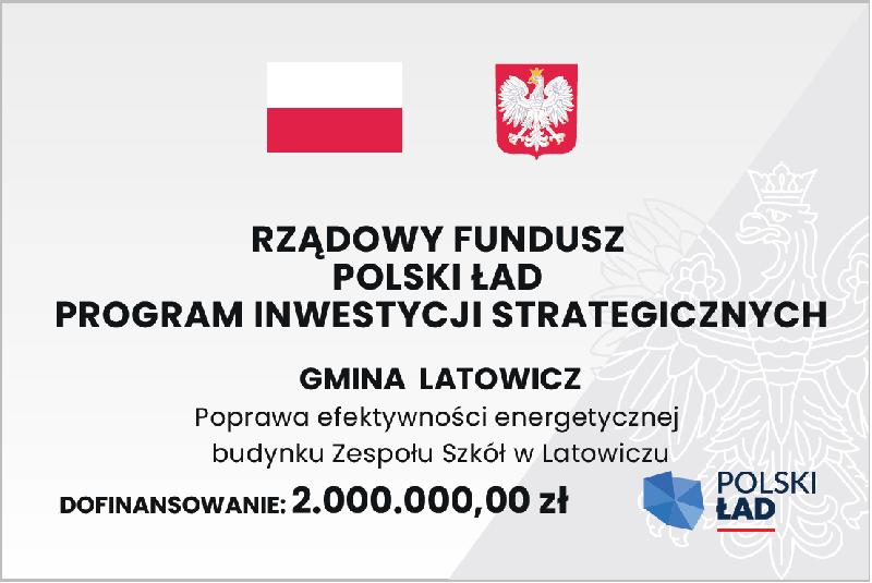 Poprawa efektywności energetycznej budynku Zespołu Szkół w Latowiczu