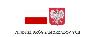 Flaga i Godło Polski z tekstem Fundusz Dróg Samorządowych
