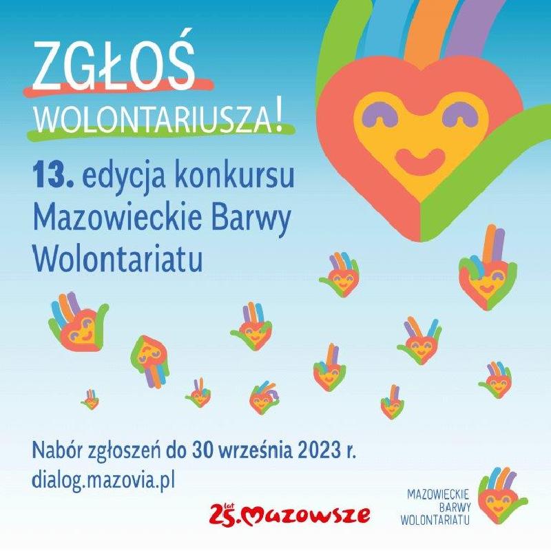 zgłoś wolontariusza - mazowieckie barwy wolontariatu